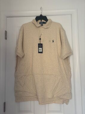 Polo by Ralph Lauren Beige Short-Sleeve Classic Polo